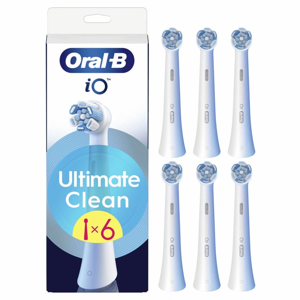 Oral-B iO Ultimate Clean Opzetborstels 6 Stuks