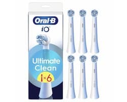 Oral-B iO Series Ultimate Clean Opzetborstels Wit 6 Stuks