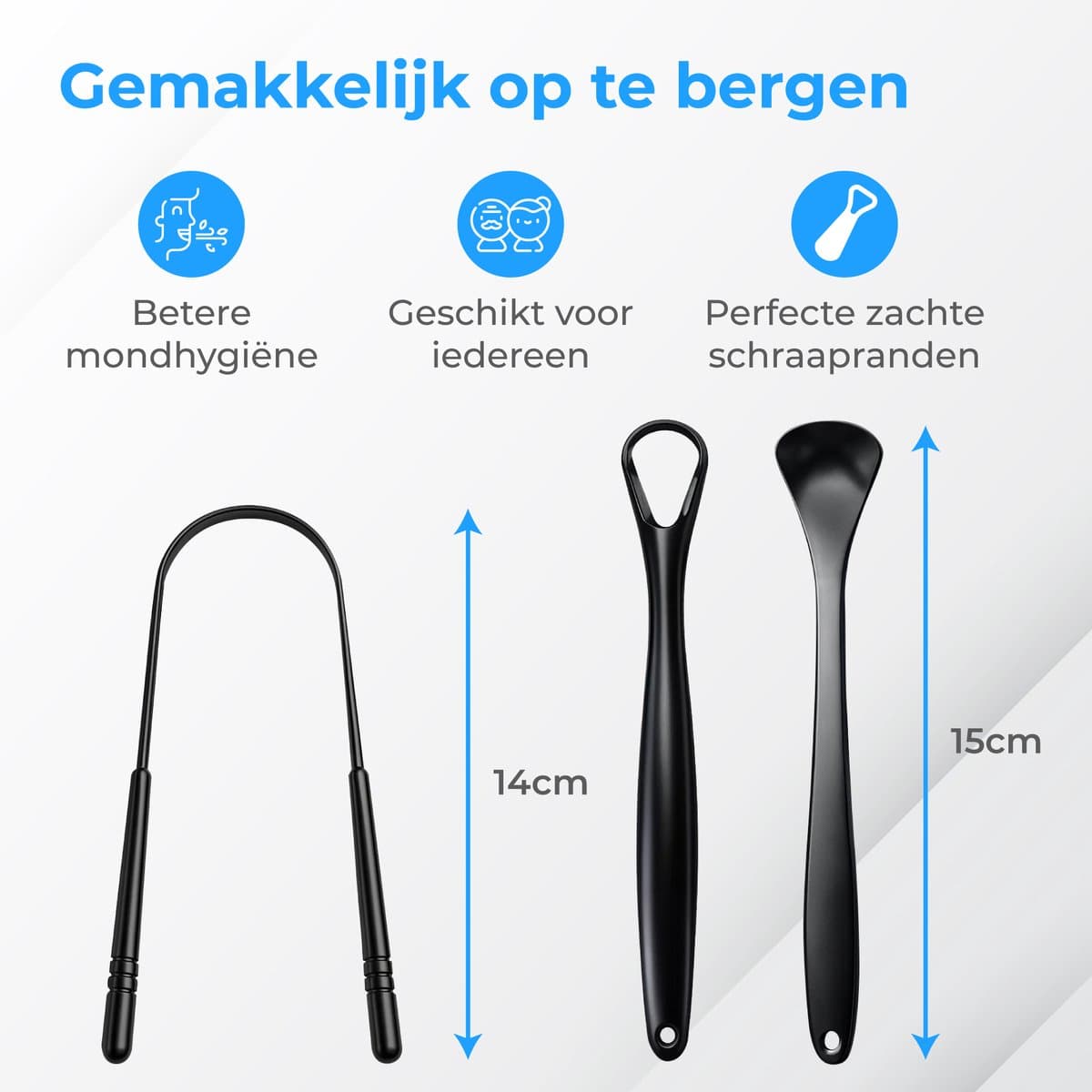 Nuvance 3-in-1 Tongschraper Set RVS thumbnail 7
