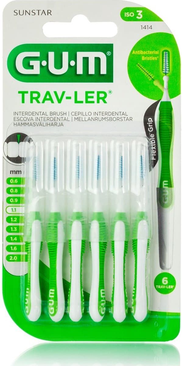 GUM Trav-ler Ragers 1.1mm Groen thumbnail 19