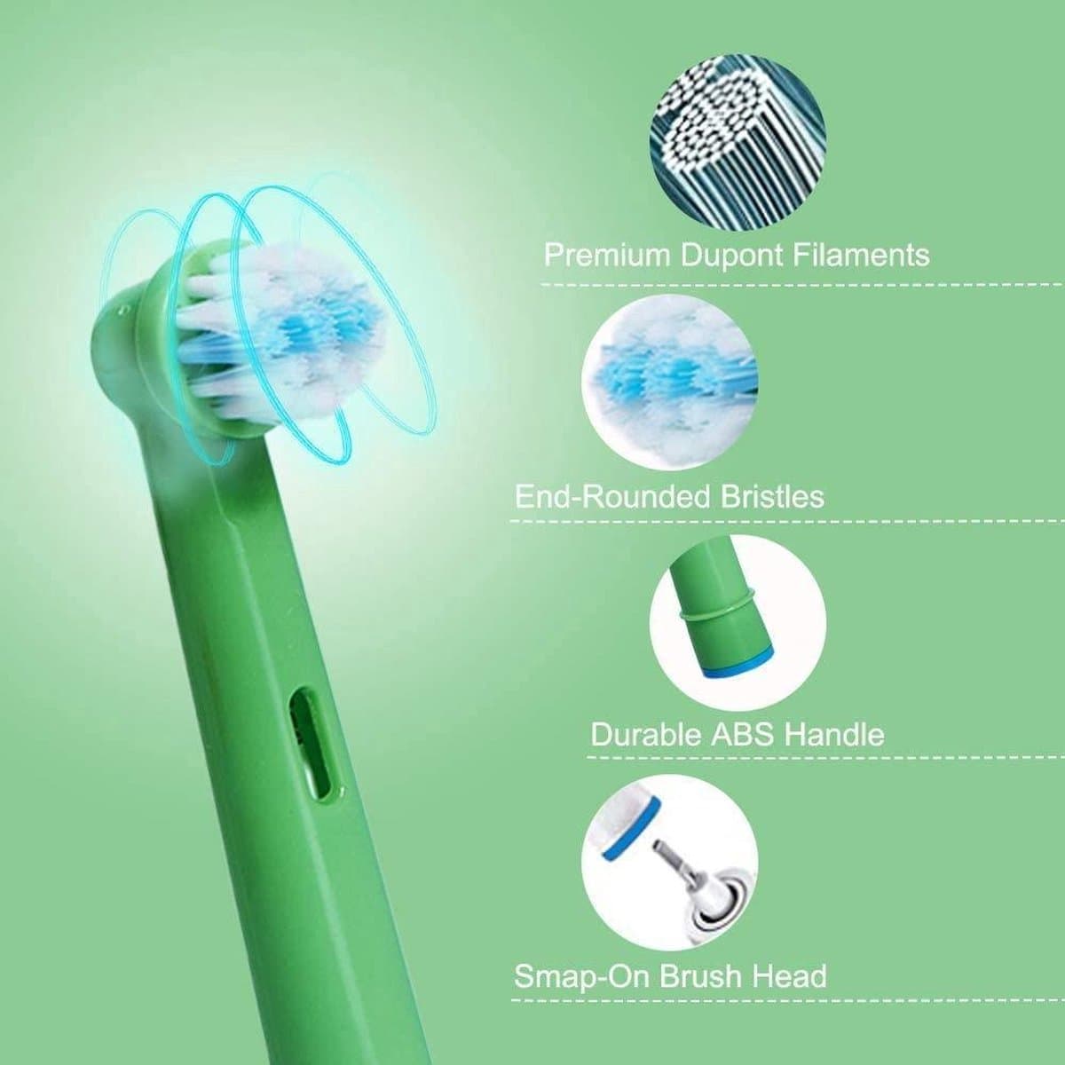 Oral-B EB-10A Opzetborstels Kids 12-pack thumbnail 5
