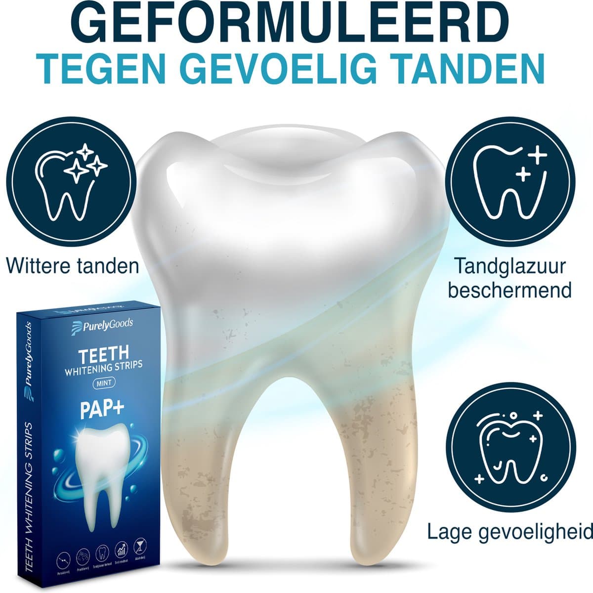 PurelyGoods Whitening Strips 14 Behandelingen thumbnail 6