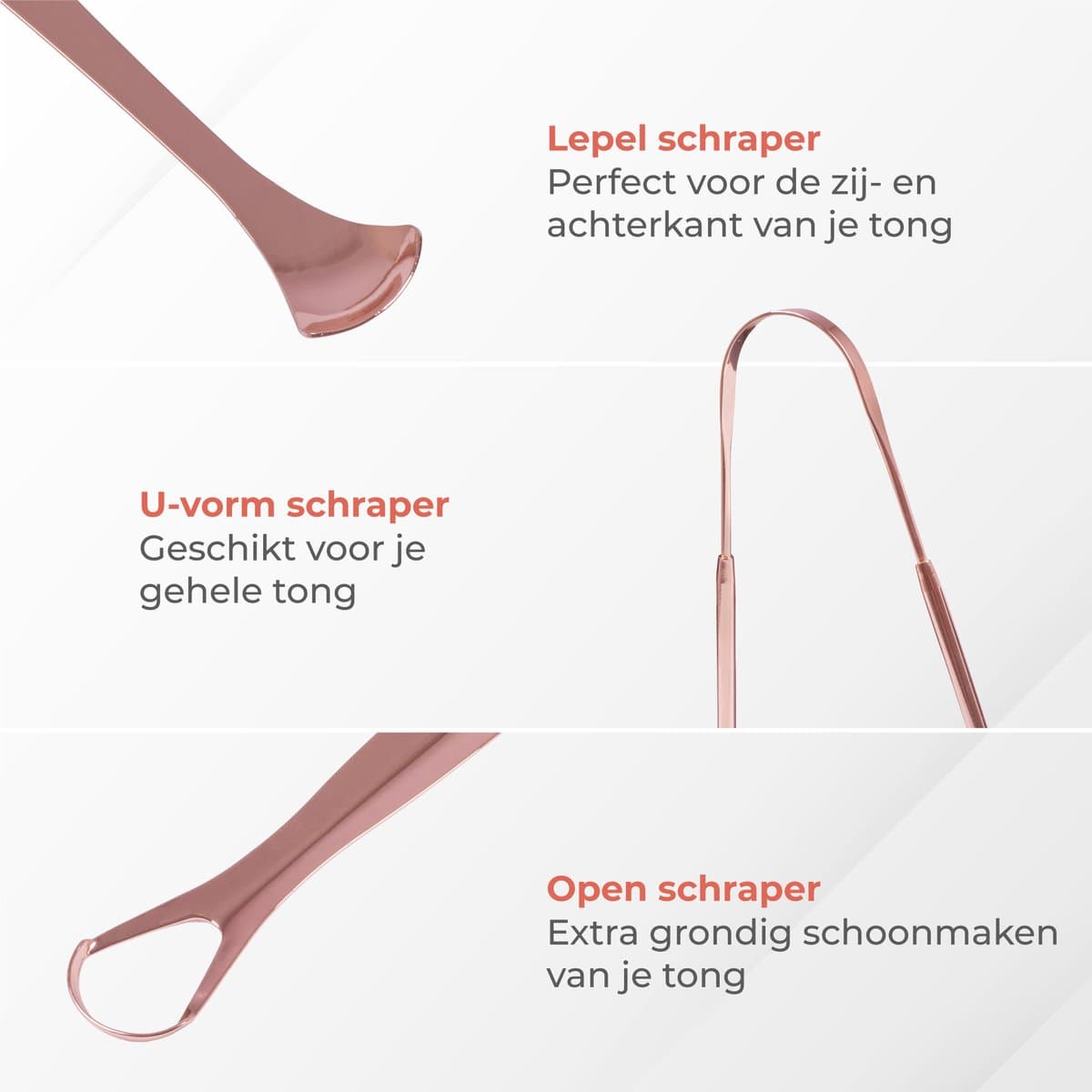 Nuvance Tongschraper RVS 3-in-1 Set thumbnail 5