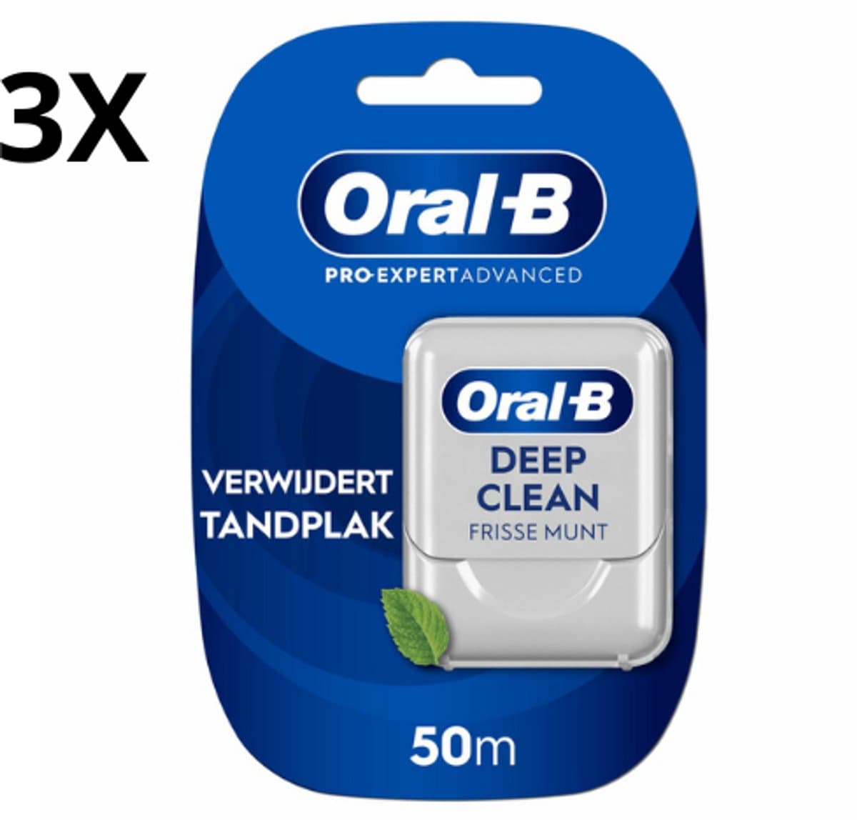 Oral-B Flosdraad Pro-Expert Advanced - 3 x 50 m - Voordeelverpakking
