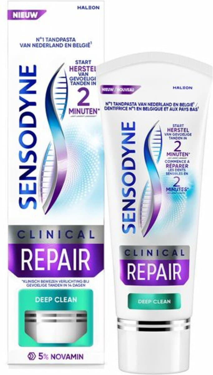 Sensodyne Clinical Repair Deep Clean 3x75ml thumbnail 5