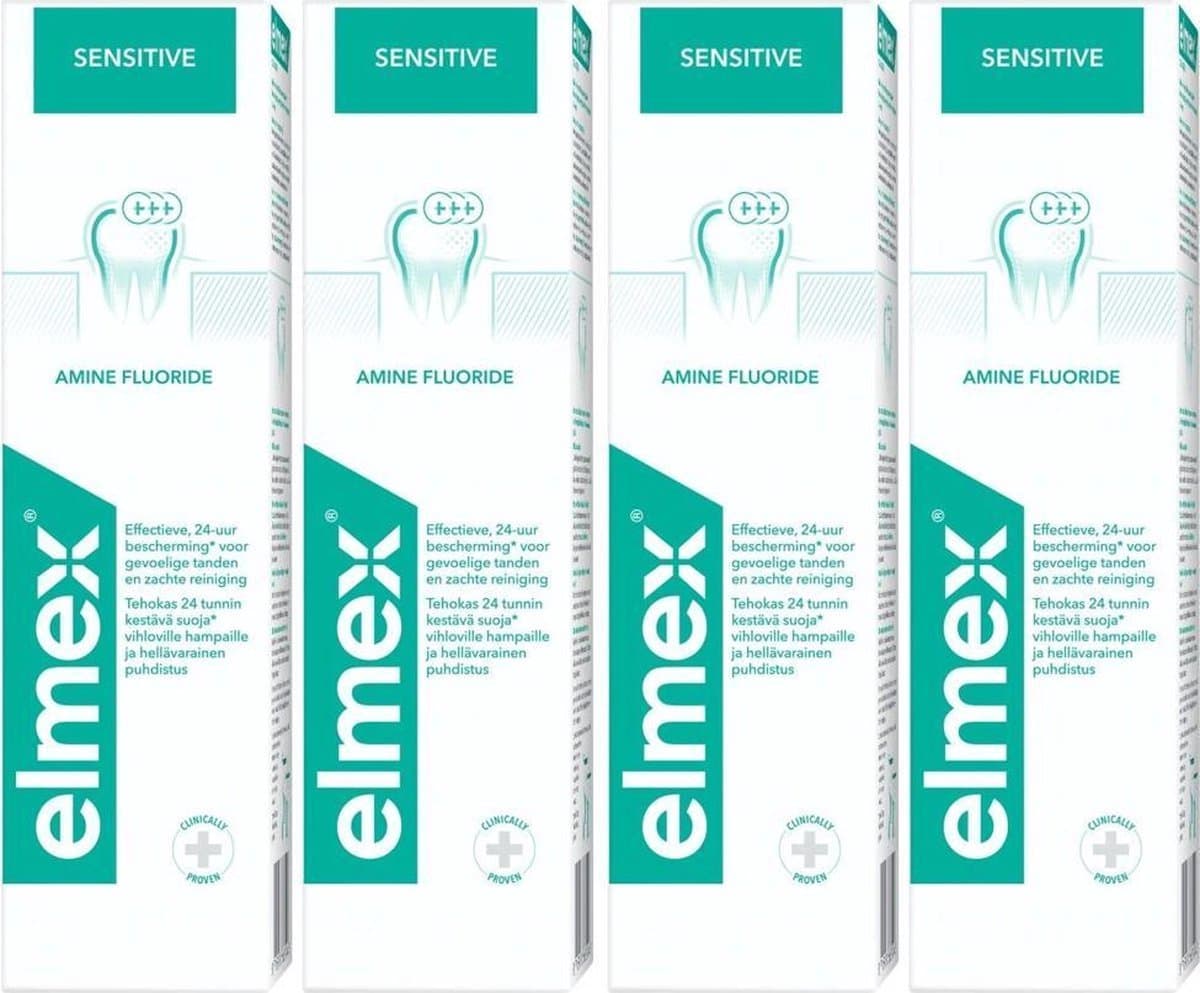 Elmex Sensitive Tandpasta 4x75ml thumbnail 4