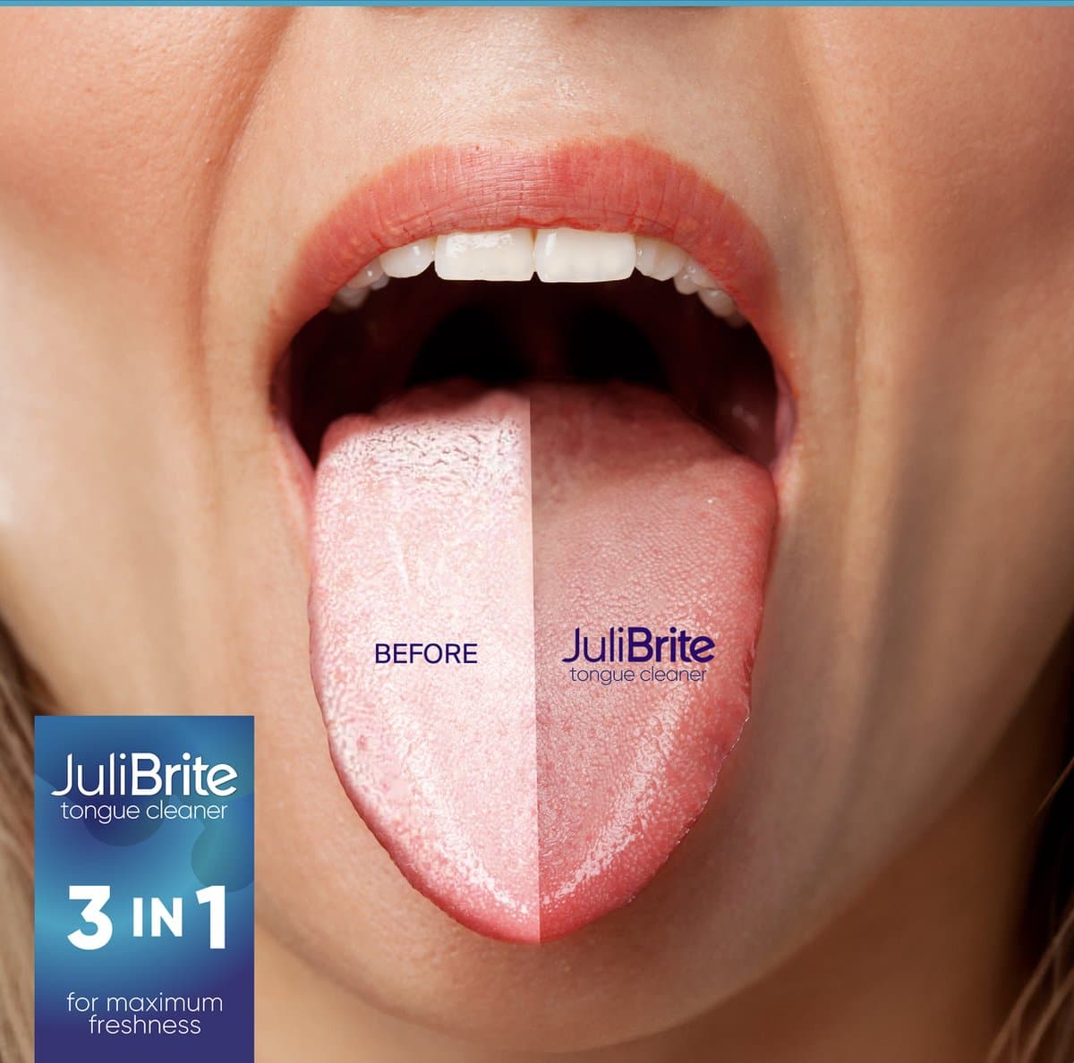 JuliBrite 3-in-1 Tongreiniger met Gel thumbnail 2