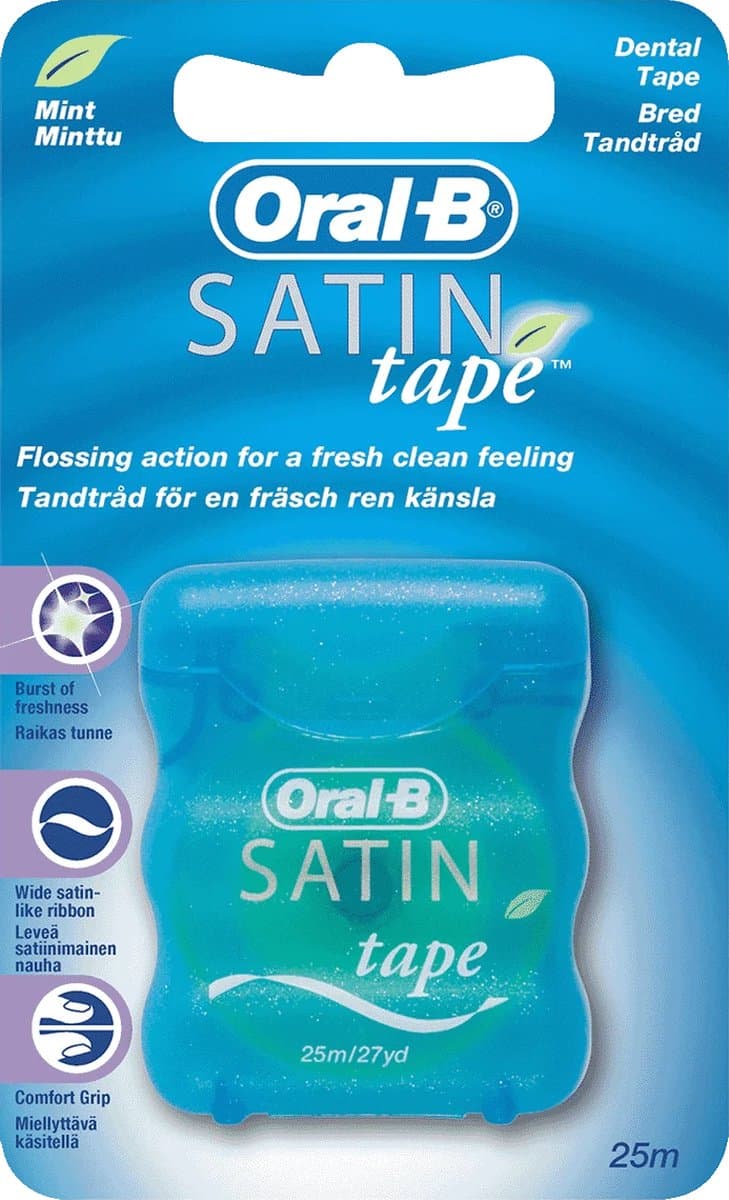 Oral B - Satin Tape Mint - Dental Floss 25 M