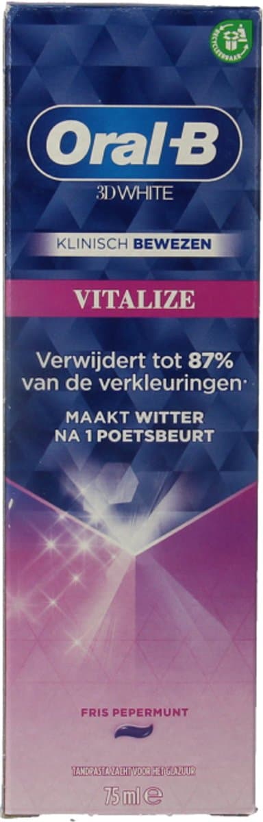 Oral-B 3D White Vitalize Tandpasta thumbnail 16