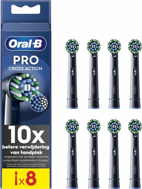 Oral-B Cross Action Pro Opzetborstels 8x