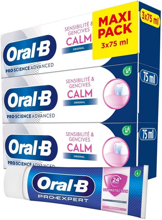 Oral-B Calm Original Tandpasta 3x75ml - afbeelding 1