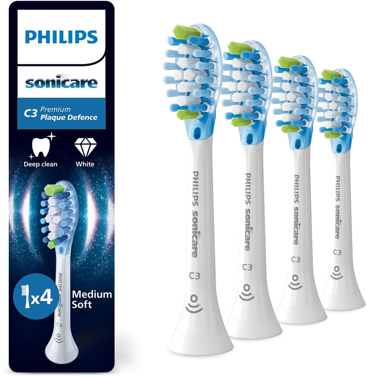 Philips Sonicare C3 Opzetborstels 4-pack