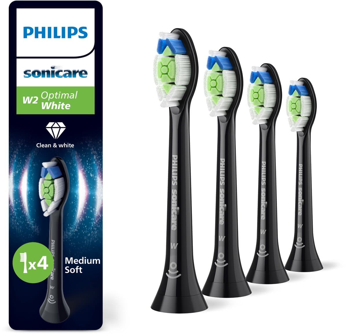Philips Sonicare Optimal White Zwart