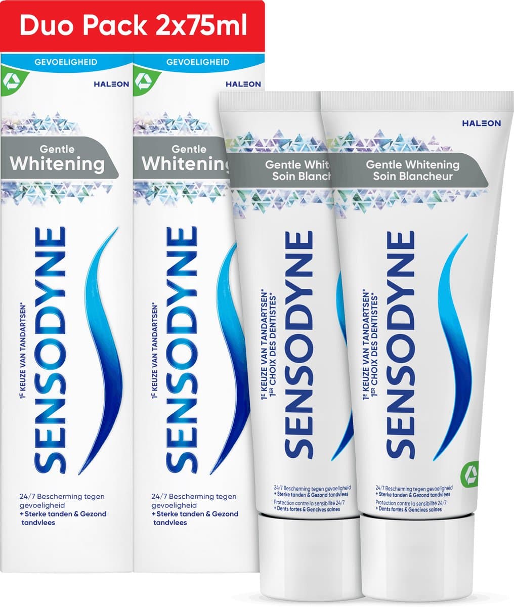 Sensodyne - Gentle Whitening - Tandpasta - Duo Pack - 2 x 75 ml
