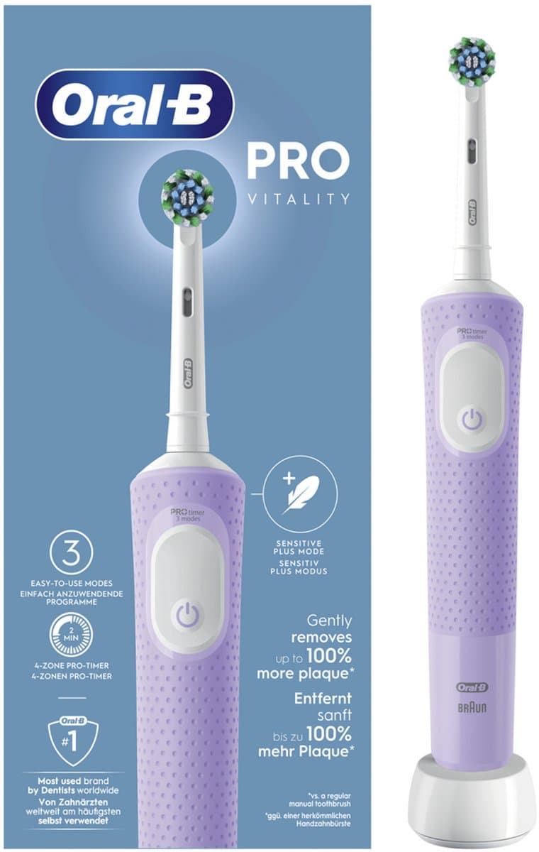 Oral-B Pro Vitality Lila Purple Elektrische Tandenborstel