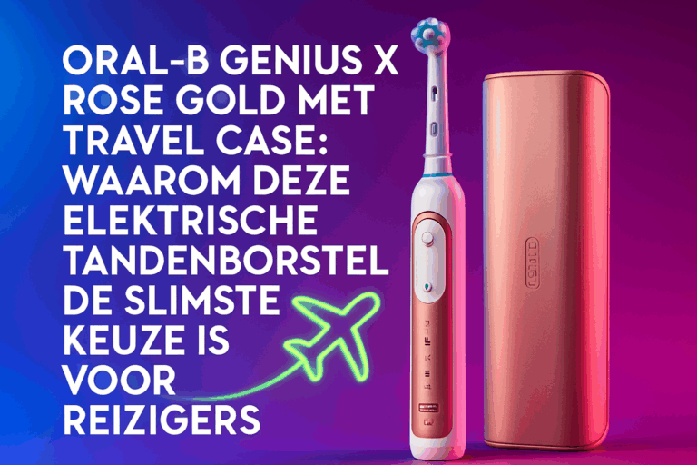 Oral-B Genius X Rose Gold met Travel Case: Waarom Deze Elektrische Tandenborstel de Slimste Keuze is voor Reizigers